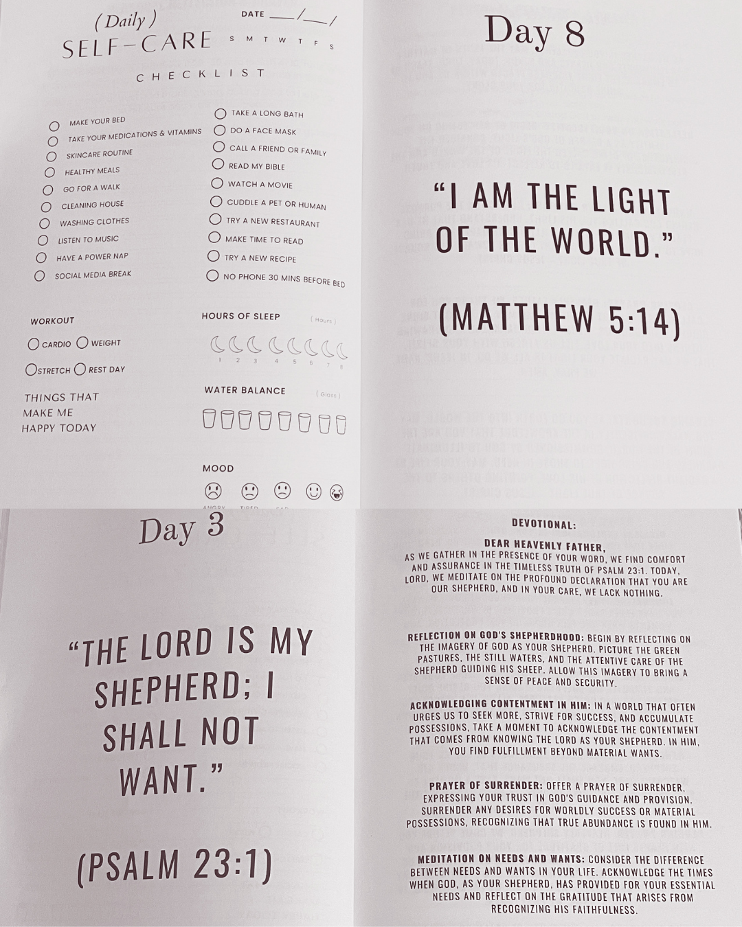 21-Day Self-Improvement journal (Digital Download)  Instant access after purchase • No shipping required